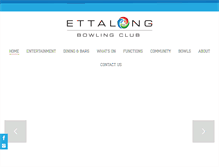 Tablet Screenshot of ettalongbowlingclub.net